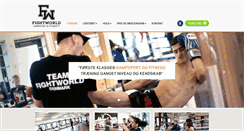 Desktop Screenshot of fightworld.dk
